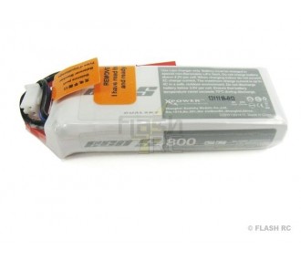 Batteria Dualsky, lipo 2S 7.4V 800mAh 25C con connettore jst-bec