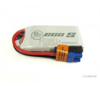 Akku Dualsky, lipo 2S 7.4V 1300mAh 25C Stecker XT60