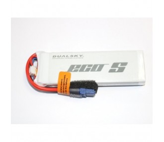 Akku Dualsky, lipo 2S 7.4V 2200mAh 25C Steckdose XT60