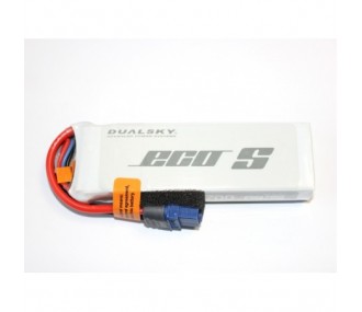 Akku Dualsky, lipo 2S 7.4V 2700mAh 25C Stecker XT60