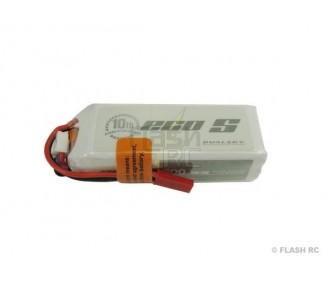 Dualsky ECO S battery, lipo 3S 11.1V 800mAh 25C jst-bec plug