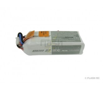 Batterie Dualsky ECO S, lipo 3S 11.1V 800mAh 25C prise jst-bec