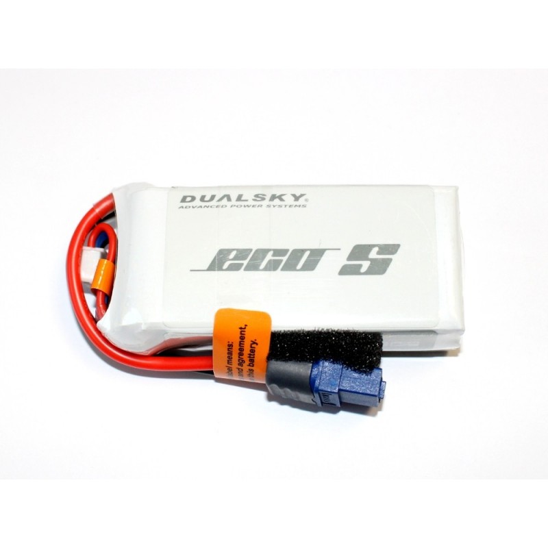 Batería Dualsky ECO S, lipo 3S 11.1V 1300mAh 25C toma XT60