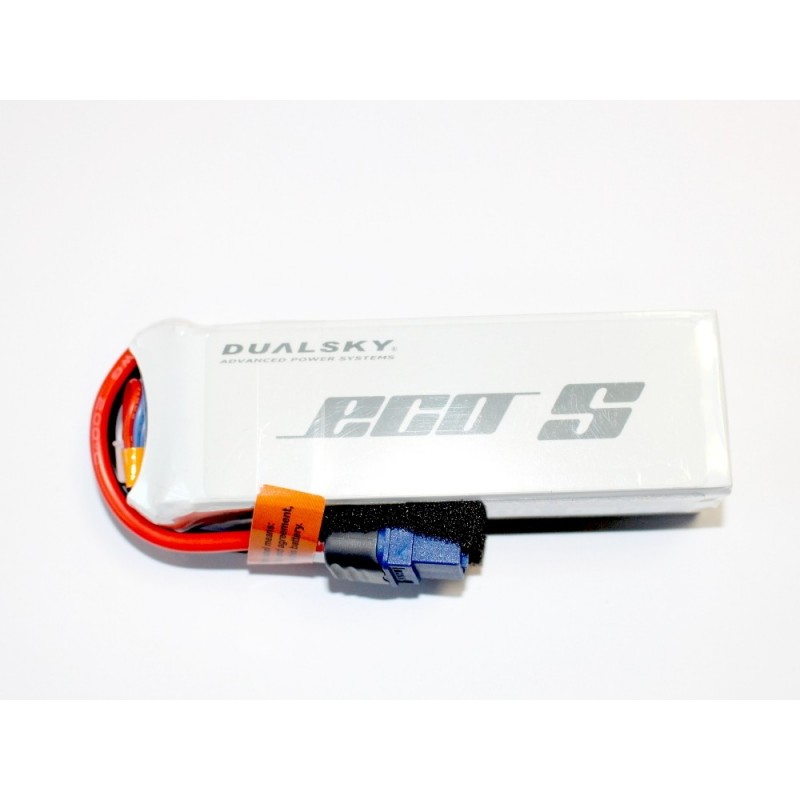 Akku Dualsky ECO S, lipo 3S 11.1V 2200mAh 25C Stecker XT60