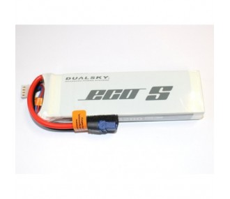 Akku Dualsky ECO S, lipo 3S 11.1V 3200mAh 25C Stecker XT60