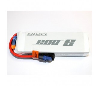 Akku Dualsky ECO S, lipo 4S 14.8V 4000mAh 25C Stecker XT60