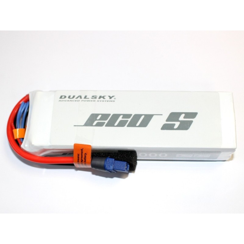 Akku Dualsky ECO S, lipo 4S 14.8V 4000mAh 25C Stecker XT60