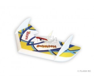 Fliegender Flügel Hotwing 500 Mini gelb ARF Hacker ModeL