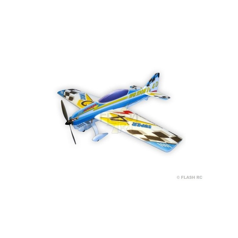 Avión Hacker modelo Super Zoom 2 azul ARF aprox.1.00m