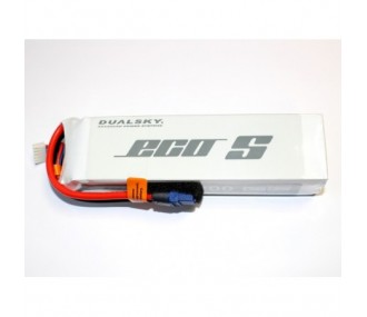 Batería Dualsky ECO S, lipo 4S 14.8V 5200mAh 25C toma XT60