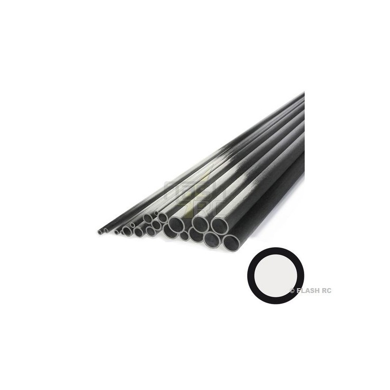 Tubo de carbono DPP Ø1,5x0,7x1000mm R&G