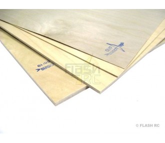 CTP AIR LOISIRS 3 ply birch plywood 0.6mm 6/10 (50x30cm)