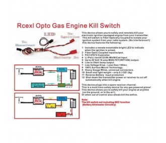 Kill switch for RCEXL motor