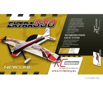 RC Plane Factory Extra 330 '39' Series rojo aprox.1.00m