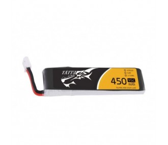 Batteria Tattu lipo HV 1S 3,8V 450mAh 95C connettore JST-PHR