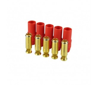 AS150 female socket with red case (5 pcs)