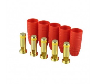 AS150 male Anti Spark plug with red case (5 pcs)