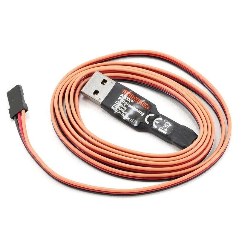 Câble USB de programmation Emetteur/Récepteur Spektrum pour PC