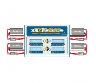 Caricabatterie CQ3 4x100W 12V/220V EV PEAK