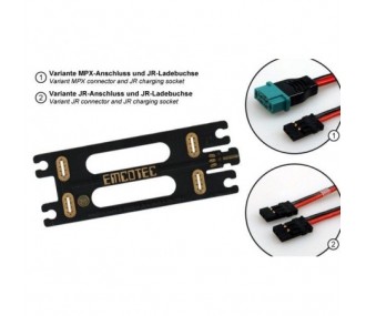 Compact' soldering board Emcotec JR/JR sockets