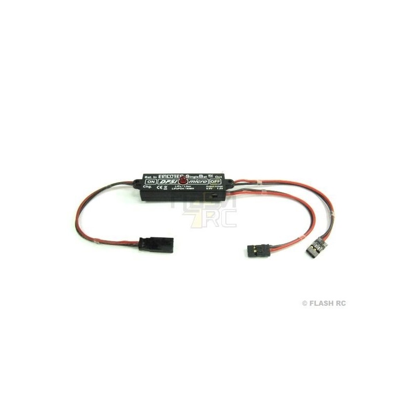 DPSI Micro - SingleBat 5.9/7.2V F3A Regulierte Ausgabe (UNI/JR-Stecker)