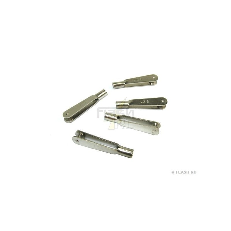 Chape métal M2.5 (5 pcs)