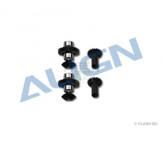 H25G001XX - Pignons de transmission avant 28 dents M0.4 - TREX 250 PRO Align