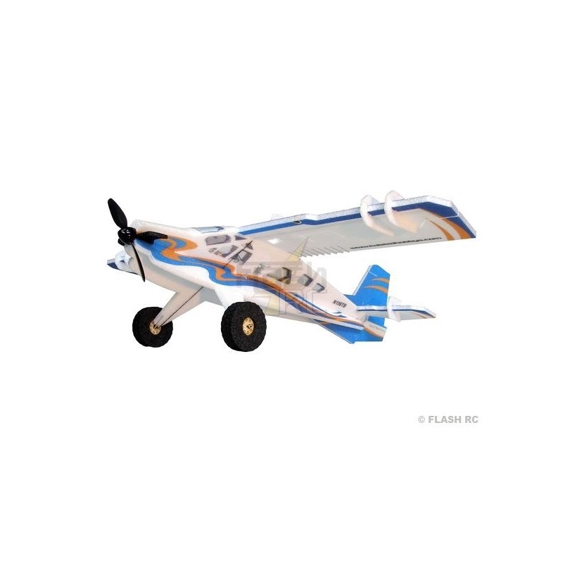 RC-Flugzeug Factory Crack Turbo Beaver blau/orange 'FUN SERIES' ca.0.80m