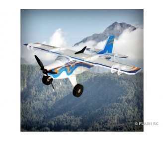 Aircraft RC Factory Crack Turbo Beaver blue/orange 'FUN SERIES' approx.0.80m