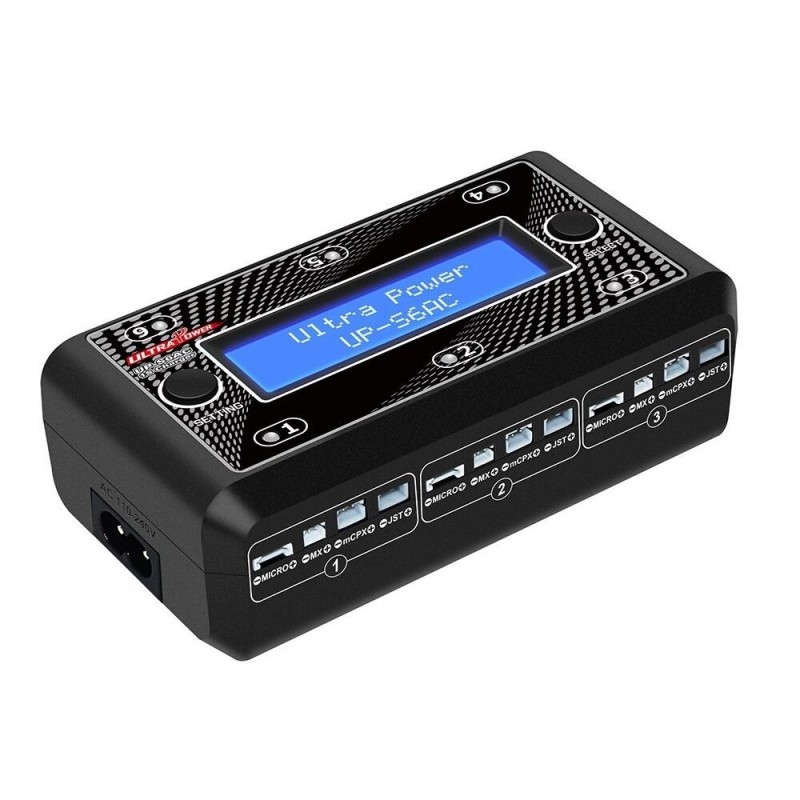 UP-S6AC 6x1S LiPo/LiHV Charger 6x4.35W/1A AC/DC Ultra Power