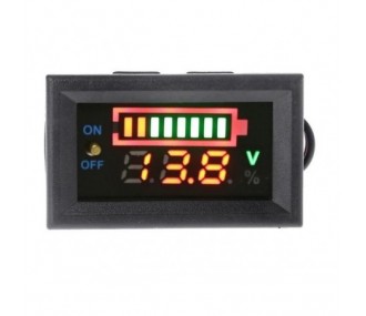 Digital voltmeter 12V lead battery