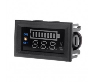 Digital voltmeter 12V lead battery