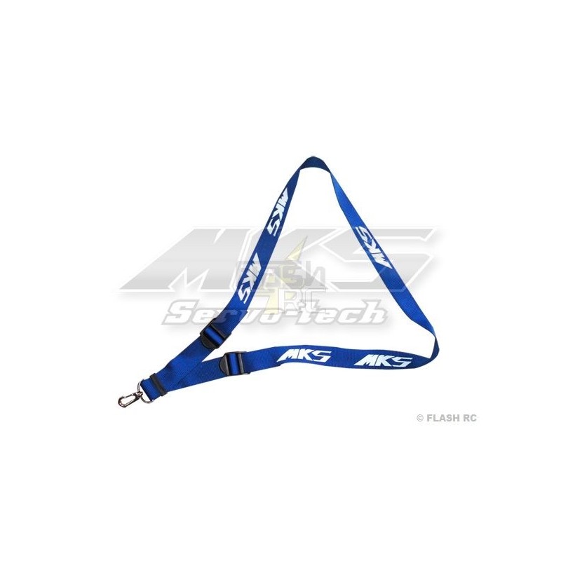 MKS 1-Punkt-Halsband blau für Sender