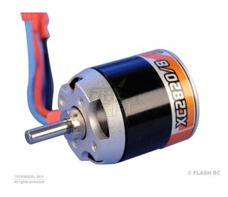 XPower XC2820/8 85g kV1800 250W

This text appears to be a product specification for a brushless electric motor, commonly used in RC (radio-controlled) models. There is no French content to translate here, as all terms are technical and in English already