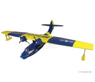 Wasserflugzeug Dynam PBY Catalina blau-gelb PNP ca.1.47m
