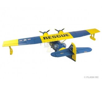 idrovolante Dynam PBY Catalina blu-giallo PNP ca. 1,47m