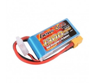 Akku Gens ace lipo 2S 7.4V 1300mAh 25C Steckdose XT60