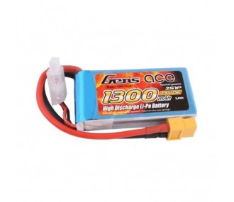 Akku Gens ace lipo 2S 7.4V 1300mAh 25C Steckdose XT60