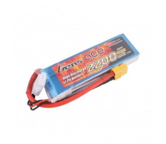 Akku Gens ace lipo 2S 7.4V 2200mAh 25C Steckdose XT60