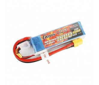 Akku Gens ace lipo 2S 7.4V 1800mAh 45C Stecker XT60