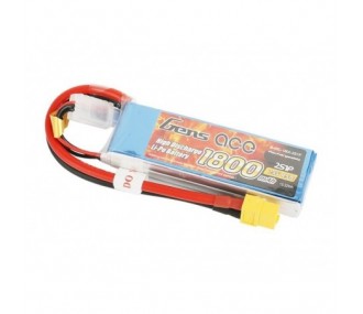 Akku Gens ace lipo 2S 7.4V 1800mAh 45C Stecker XT60