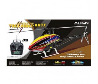 Align T-REX 450LP 3S ARTF

This is already a product name and abbreviation, and it is the same in both French and English. Here’s what it stands for:

- Align: (Brand name, remains the same)
- T-REX 450LP: (Model name, remains the same)
- 3S: (Refers to 3