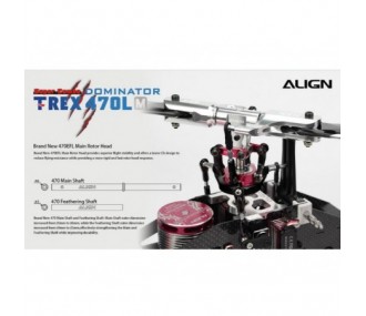 Align T-Rex 470LM Dominator Combo 6S senza giroscopio