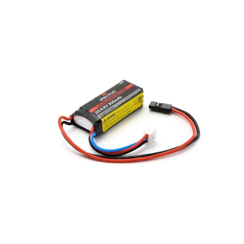 Batterie de réception Li-Fe 2S 6.6V 300mAh Spektrum