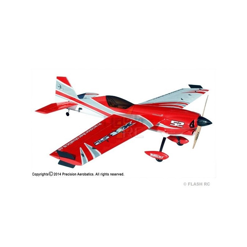 Precision Aerobatics XR 52 V2 rojo ARF aprox.1.32m