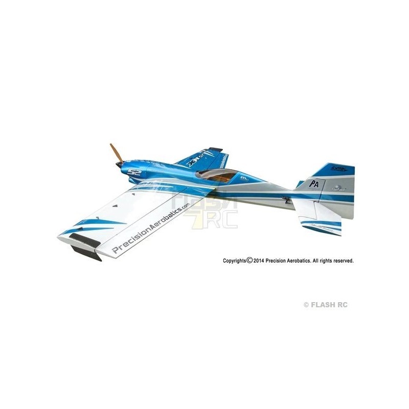 Avion Precision Aerobatics XR 52 V2 bleu ARF env.1.32m