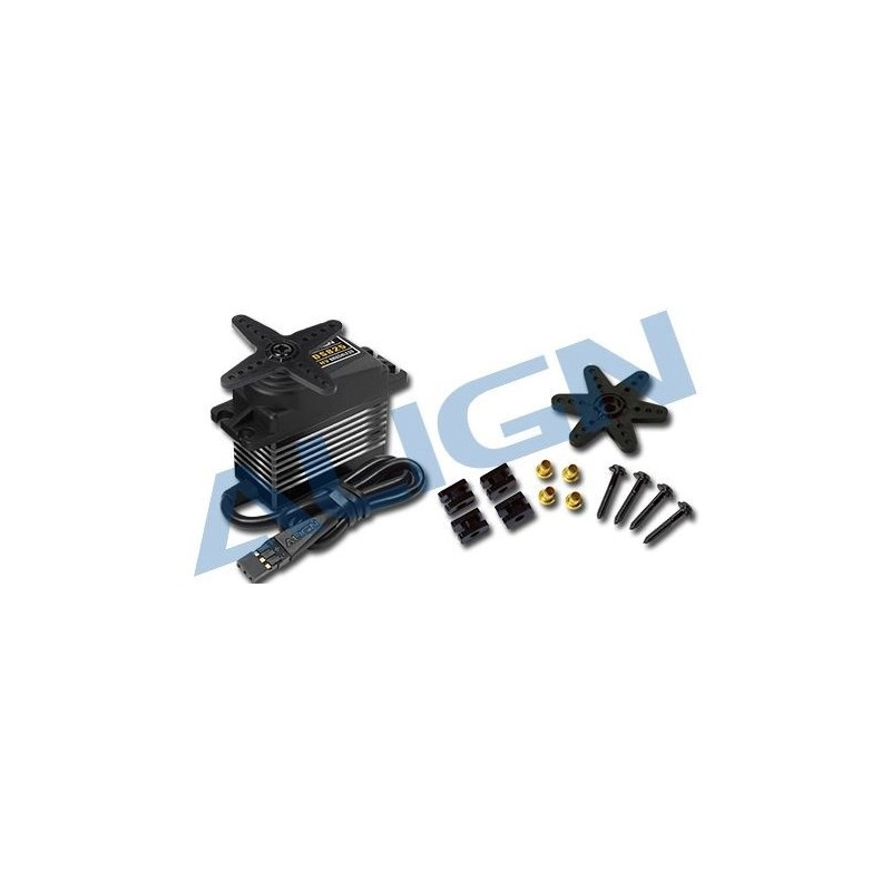 Servo digitale HV senza spazzole Align DS825 (HSD82502) (62g, 12,5kg.cm, 0,02s/60°)