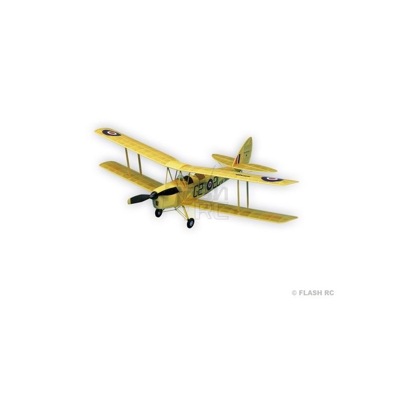 Kit per la costruzione del modello di aereo Hacker DH82 Tiger Moth di circa 0,56 m.