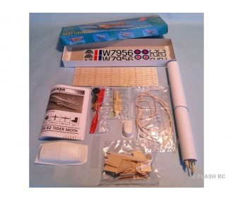 Kit para construir avión Hacker modelo DH82 Tiger Moth aprox.0.56m