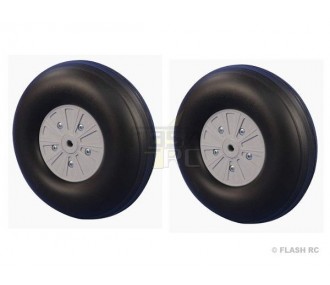 Pair of NoNa wheels Ø130x43 mm + bearings